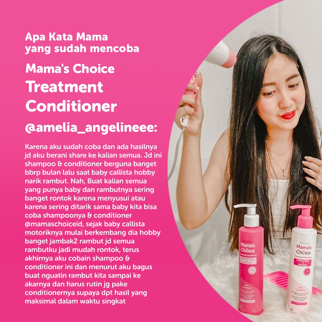 KONDISIONER RAMBUT / MAMA'S CHOICE TREATMENT CONDITIONER / PERAWATAN RAMBUT RONTOK