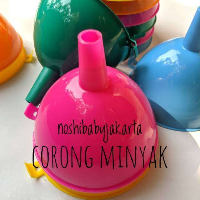 Corong minyak aneka warna