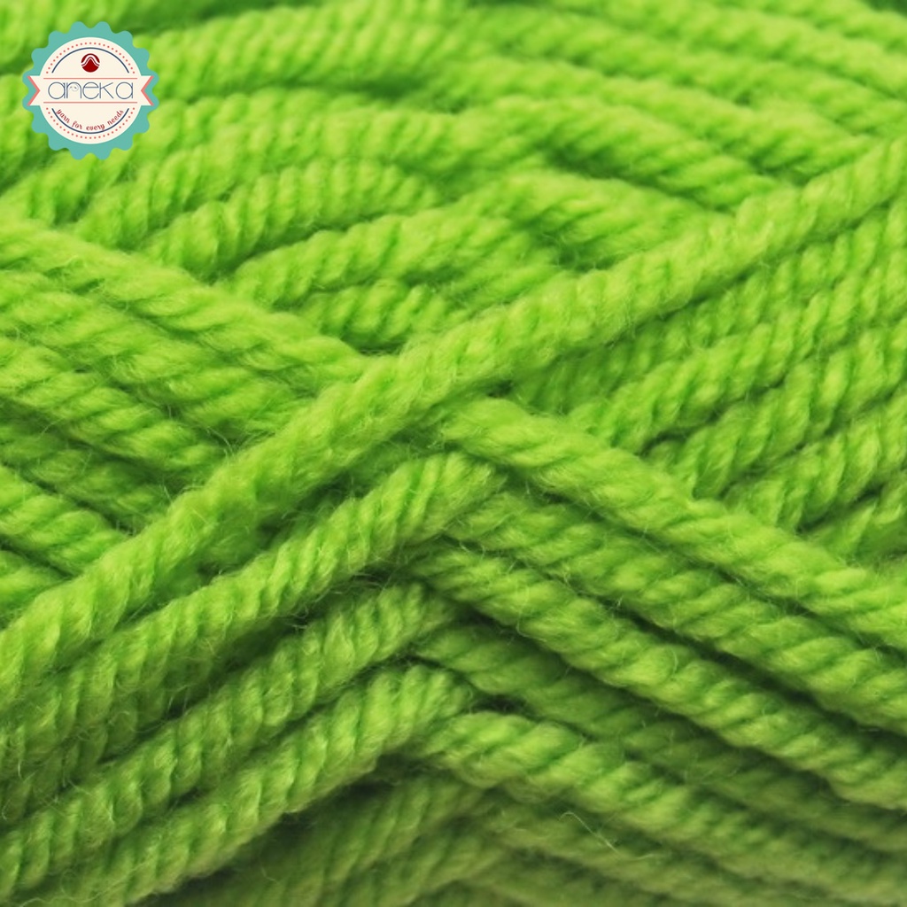 Benang Rajut Karpet Dahlia / Carpet Yarn - 3642 ( Hijau Lemon )