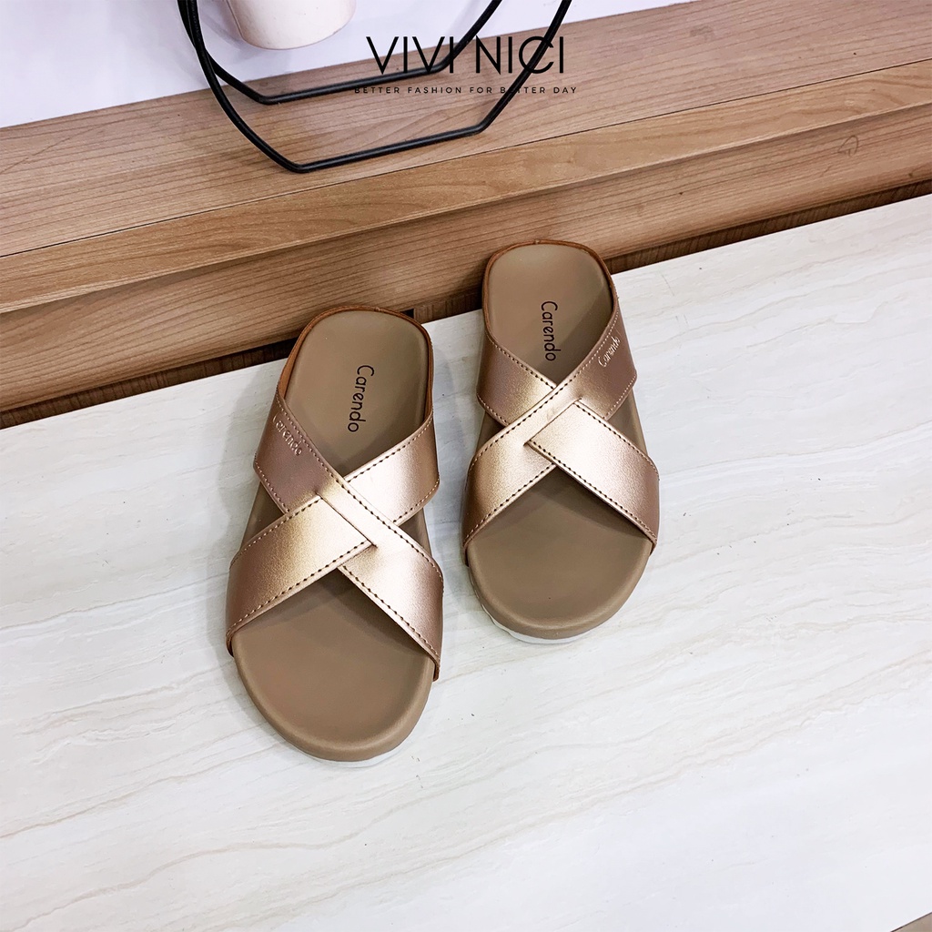 Carendo by Vivi Nici - Melly Sandal Wanita-Light Beige