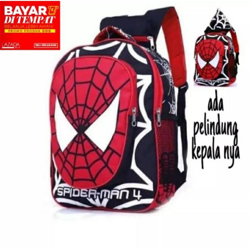 Ransel Karater Anak Spideman (HARGA GLOSIR)Tas Sekolah - Tas Spiderman - Tas anak pria - Tas anak wanita - Tas SD - Tas PAUD - Tas TK - Tas Murah - Tas Terlaris - Tas Terbaru - Tas Termurah