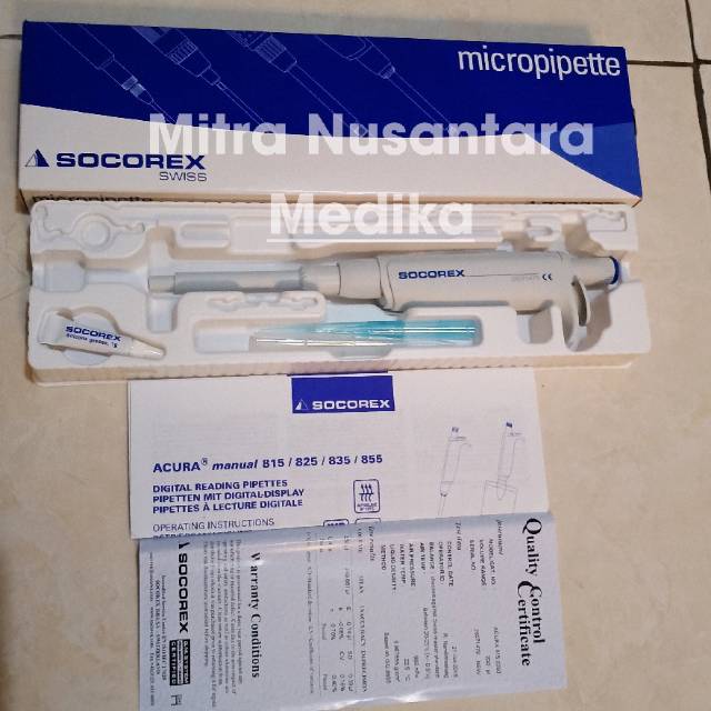 Micropipette Soccorex Swiss 1 -10 uL