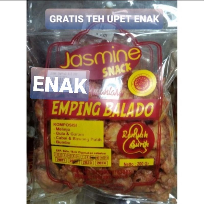 

EMPING BALADO 200 gram GRATIS TEH UPET ENAK khas Cirebon