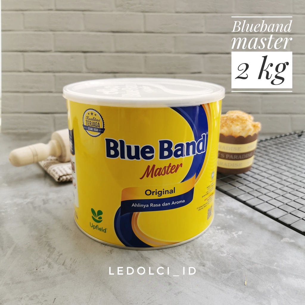 

BLUE BAND BLUEBAND MASTER ORIGINAL MARGARIN 2 KG (KEMASAN KALENG)