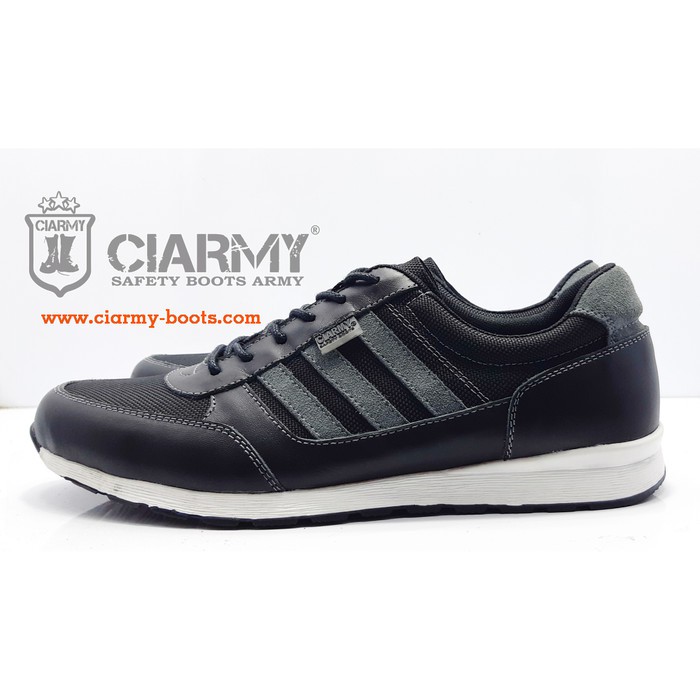 Promo Sepatu Sneakers Pria Casual Asli Kulit Sapi Ciarmy SSC-03 - 39 Diskon