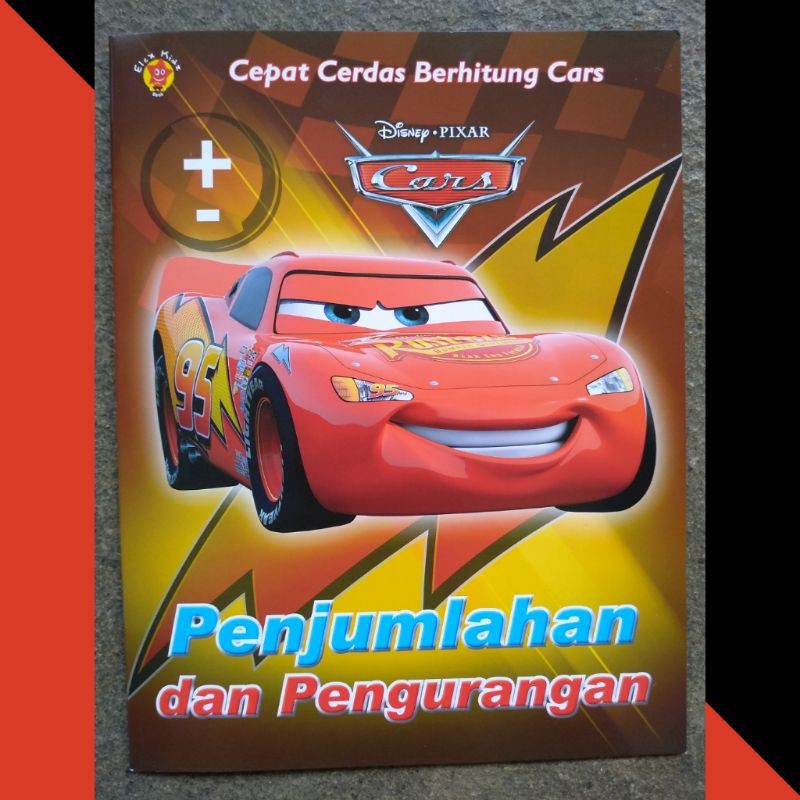 Buku Aktivitas Latihan Berhitung Pengurangan Penjumlahan Disney Pixar Cars Anak Paud Tk Sd Shopee Indonesia