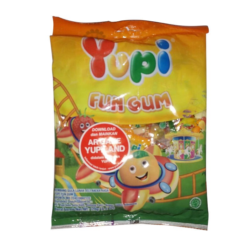 

YUPI FUN GUM HANGING BAG 120GR