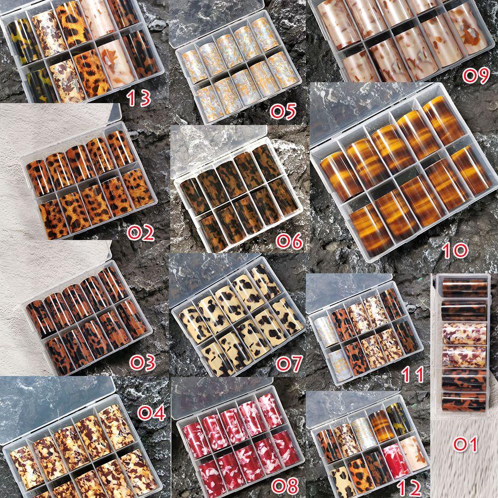 Preva Dekorasi Nail Foil Nail Art Langit Berbintang Autumn Amber