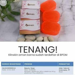  Grosir  Murah Sabun Klinskin Beauty Shoap Original BPOM 