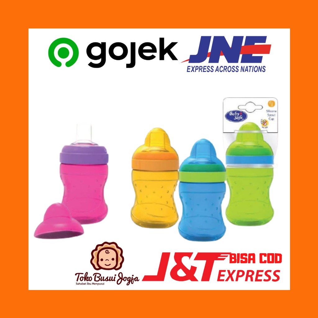 Babysafe AP015 Training Cup Soft Spout Gelas Cangkir Bayi Lembut