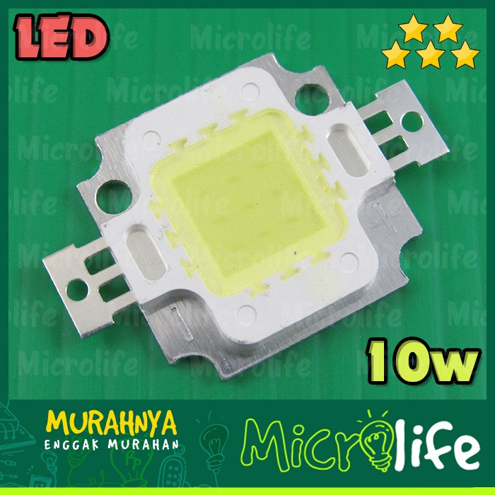 LED 10W WHITE HIGH POWER 10WATT PUTIH