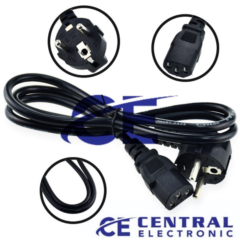 Jual Kabel Power Pc Cpu Magic Com Hitam Biasa Kabel Listrik Komputer Shopee Indonesia