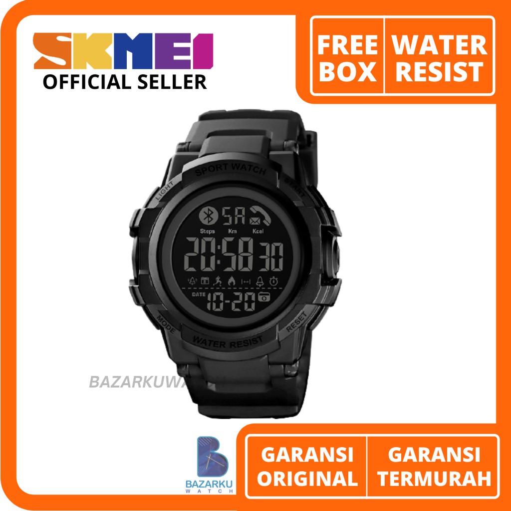 Jam Tangan Pria Skmei 1501 Full Black Jam Tangan Skmei Jam Tangan Karet Pria Jam Tangan Cowok Sport