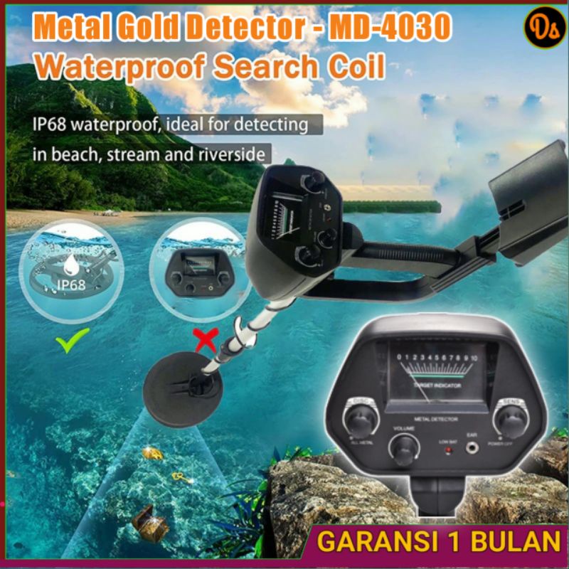 PROMO Metal detector Emas Alat pendeteksi emas Metal Gold Detector - MD-4030 Mretal detektor logam emas alat detektor logam emas pendeteksi emas alat deteksi emas alat pendeteksi logam Alat pencari emas murah original Waterproof OMOT7NXX