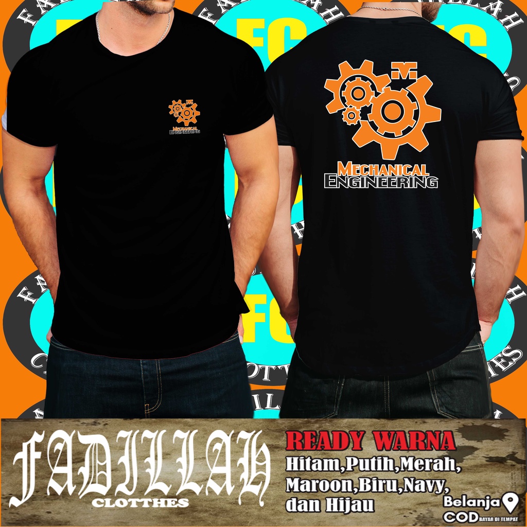 Kaos Mechanical Engineering Teknik Mesin Baju Distro