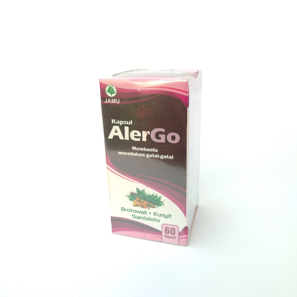 Kapsul Alergo Herbal Gatal dan Alergi Isi 60