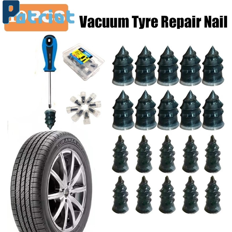 10Pcs/Box Motorcycle Vacuum Tyre Repair Nail /  Self-tire Repair Tire Film Nail / Tyre Repair Rubber Nails Tires Accessories