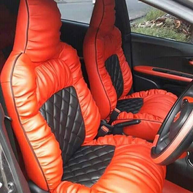 Sarung jok mobil model sofa agya alya jazz yaris baleno