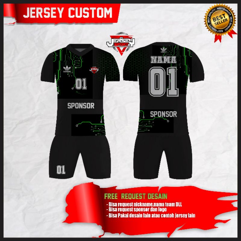 Jersey futsal custom desain