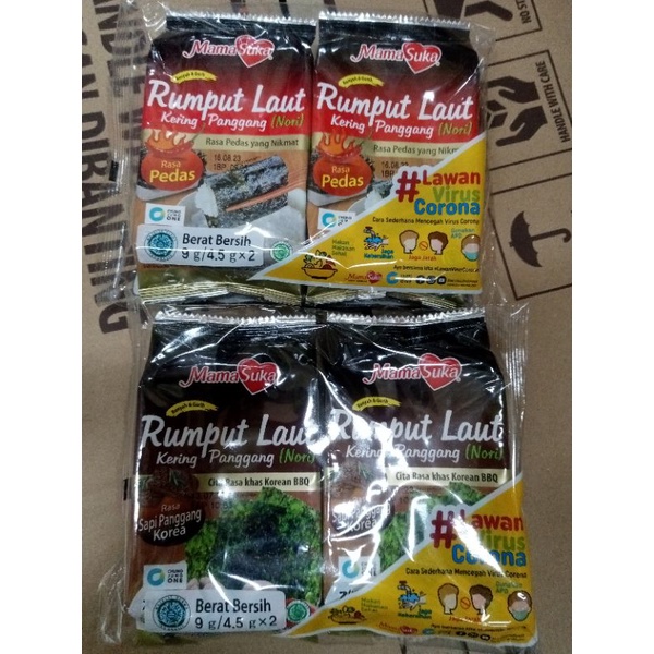 

Mamasuka rumput laut 2x4.5gr