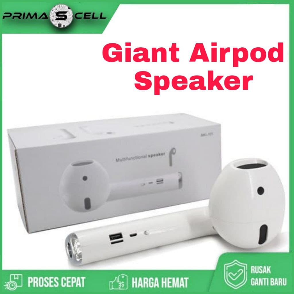 GIANT SPEAKER SPIKER BLUETOOTH AIRPOD SEPEAKER BESAR AIRPOD BIG AIRPOD