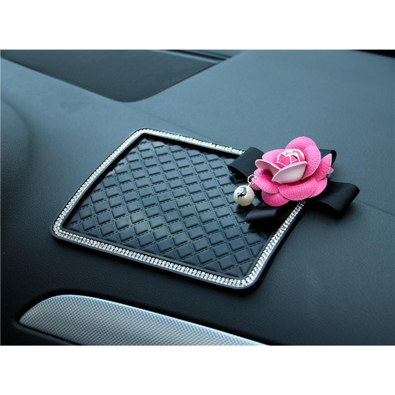 Antiselip Dashboard Mobil DAD Bunga Passion Flower Daisy Premium Import