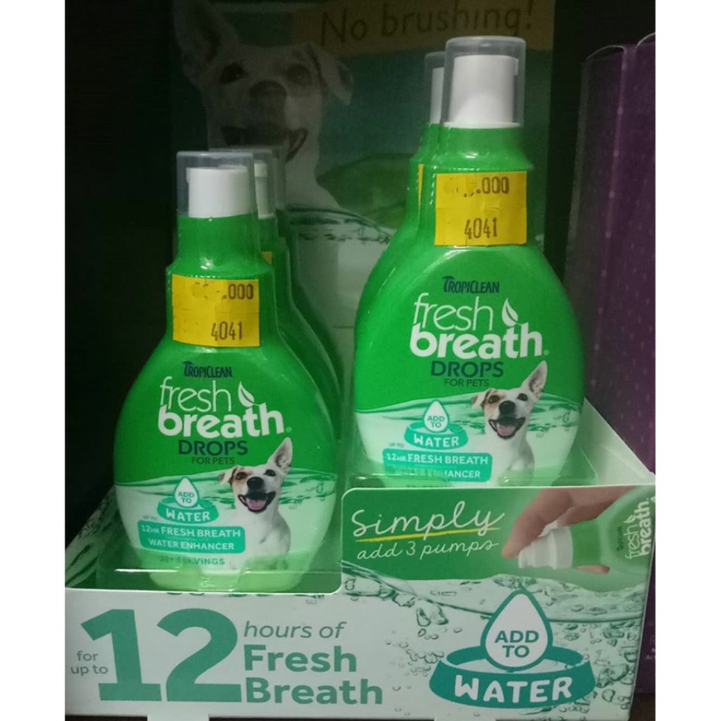 TROPICLEAN FRESH BREATH DROPS - PENGHILANG BAU MULUT ANJING