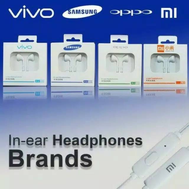 JM Headset Handsfree Earphone MH133 Samsung Oppo Xiaomi Vivo Non Karet Good Quality