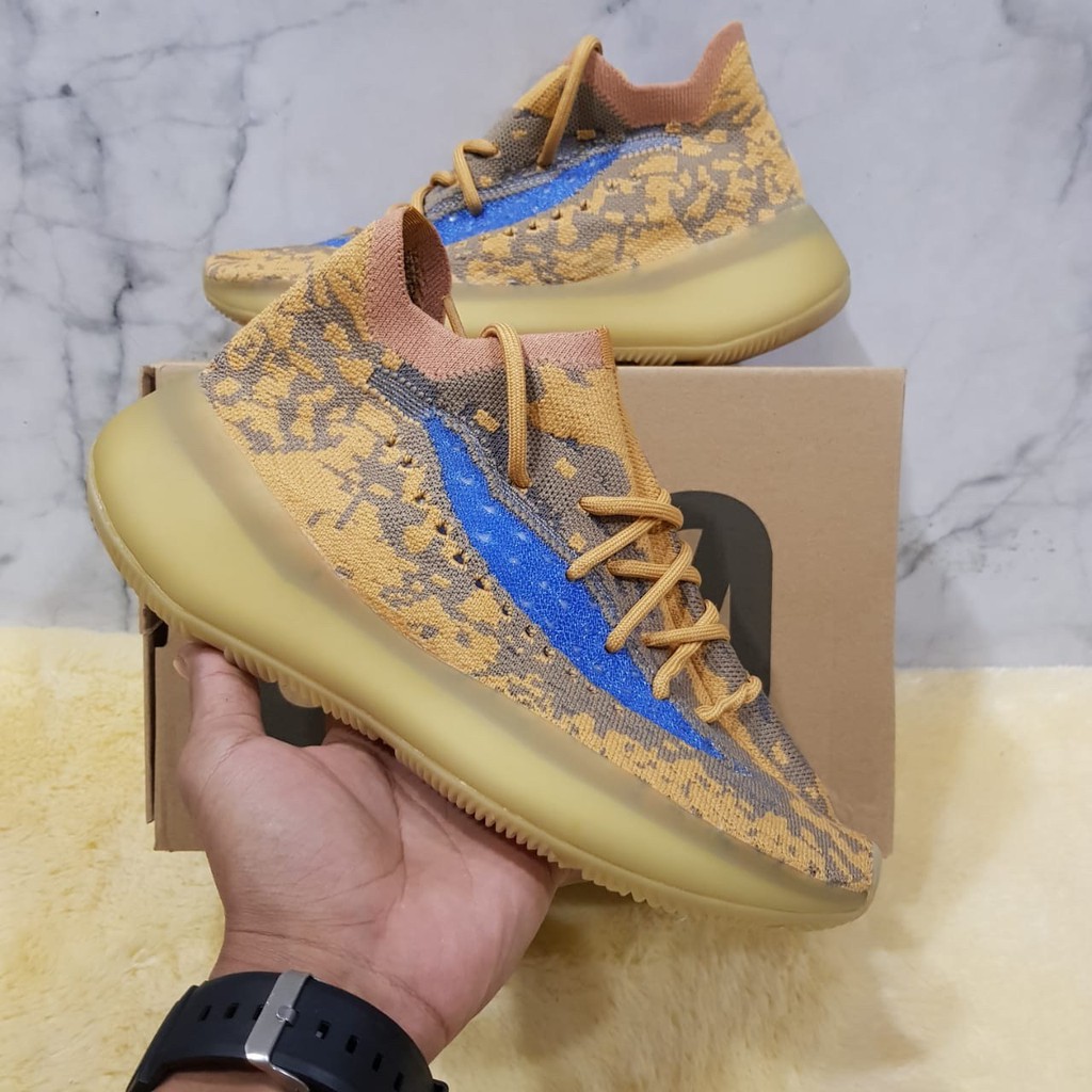 Sepatu Yezzy Classic Original Adidas Yeezy Boost 380 Blue Oat Premium Original