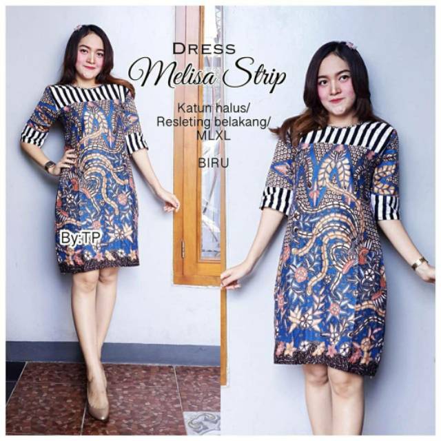 Tunik Batik Latansa Mataram Santika Dress Batik Cendrawasih Monica Parang Soft Tunic V Garuda Putih