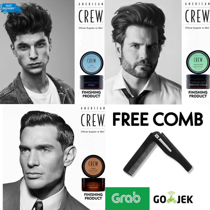 American Crew Fiber / Pomade / Forming Cream Made in USA 3oz