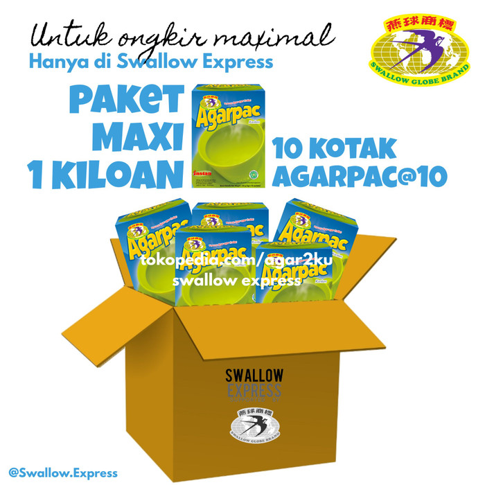 

Buruan Beli Promo Paket Maxi 1Kg Agarpac@10 Agar-Agar