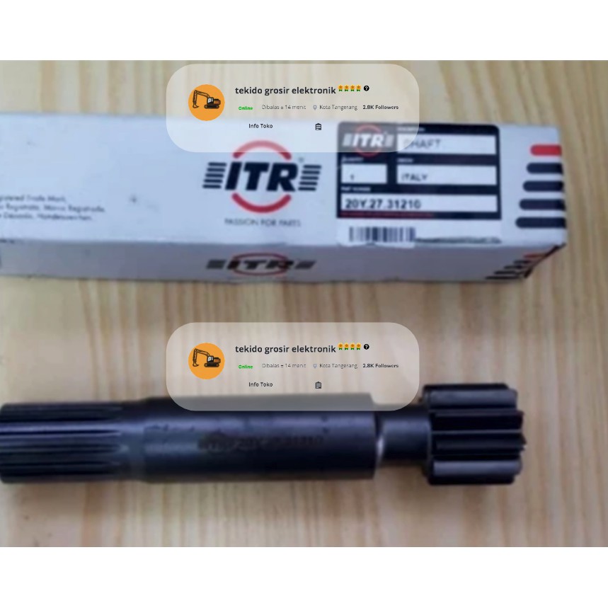 Shaft PC200-7 20Y-27-31210 ITR