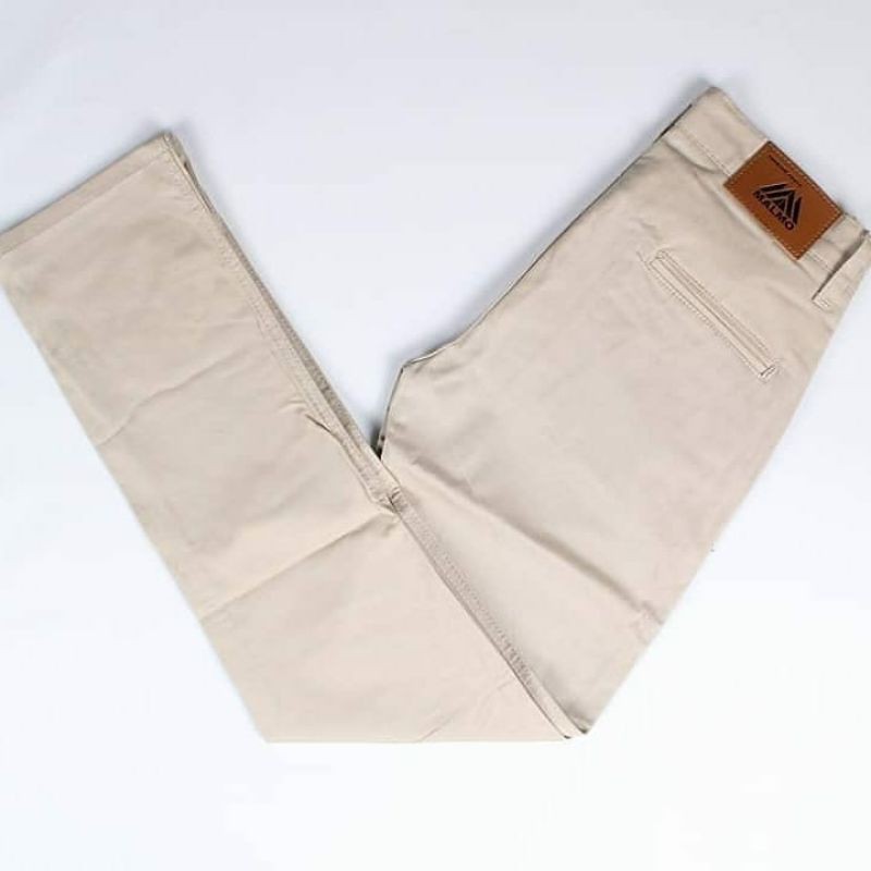 CELANA CHINO MALMO |CREAM| CELANA SLIMFIT CELANA PRIA CELANA FORMAL CELANA BAHAN | CELANA KAIN
