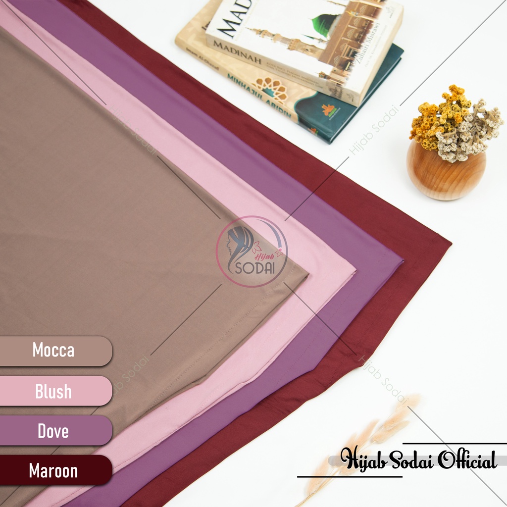 Bergo Hamidah Non Pad Malaysia Jumbo / Khimar Daily Malay Jersey Premium