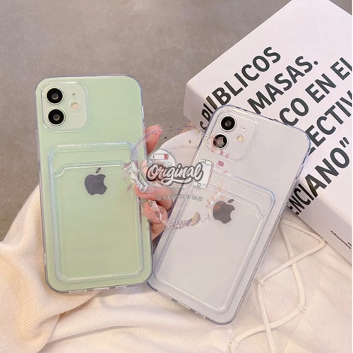 Case Casing Softcase Clear Airbag Bening Slot Kartu Photo Card IP Phone 7 8 7+ 8+ Plus OR673