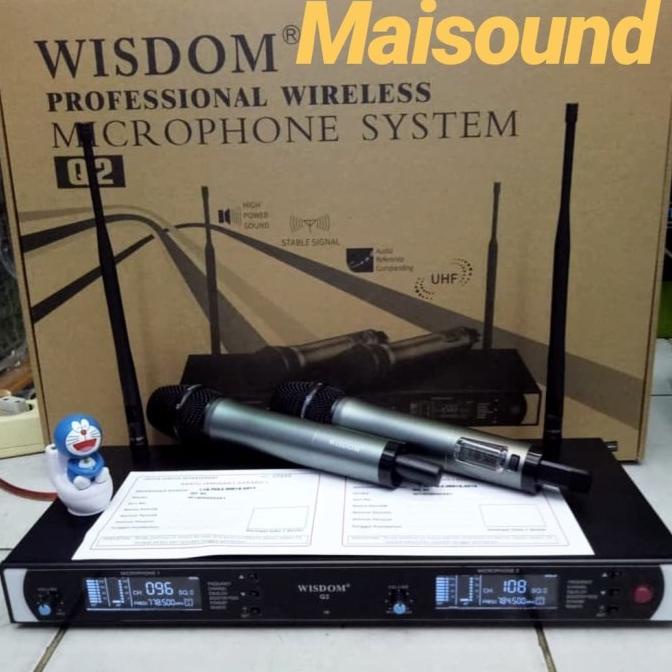 MIC WIRELESS WISDOM Q2 MICROPHONE WISDOM Q2 Star Seller