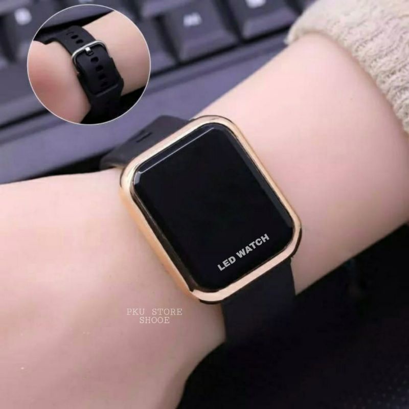 Jam Tangan LED Digital Rubber Electronic Fashion Import Pria Wanita Couple JAM TANGAN PRIA DAN WANITA TERLARIS {LED WATC}