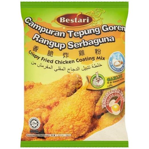

Bestari Garlic Crispy Fried Chicken Coating Mix 1kg