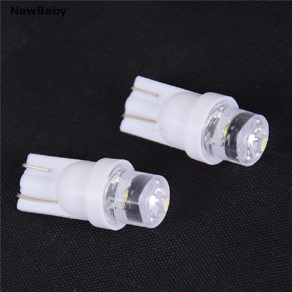 10pcs Lampu LED T10 1smd Cekung Untuk Instrumen Mobil