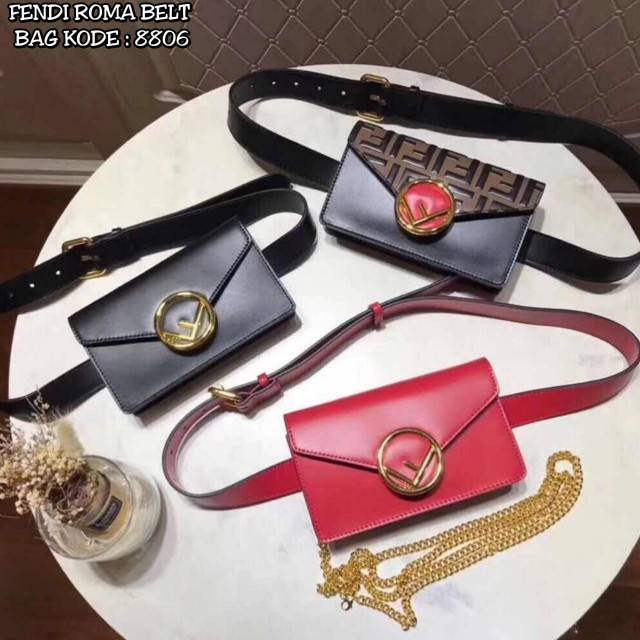 FENDI ROMA Belt Bag Multy Fungsi B8806