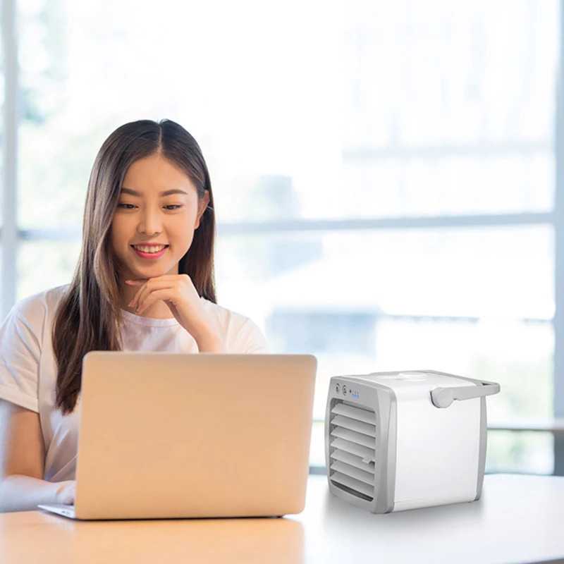 IDN TECH - JENNIOEM Kipas Cooler Pendingin Ruangan Mini AC Arctic - SL09