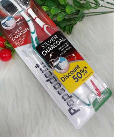 ➳ PEPSODENT SILVER CHARCOAL SIKAT GIGI SOFT 2's ➻