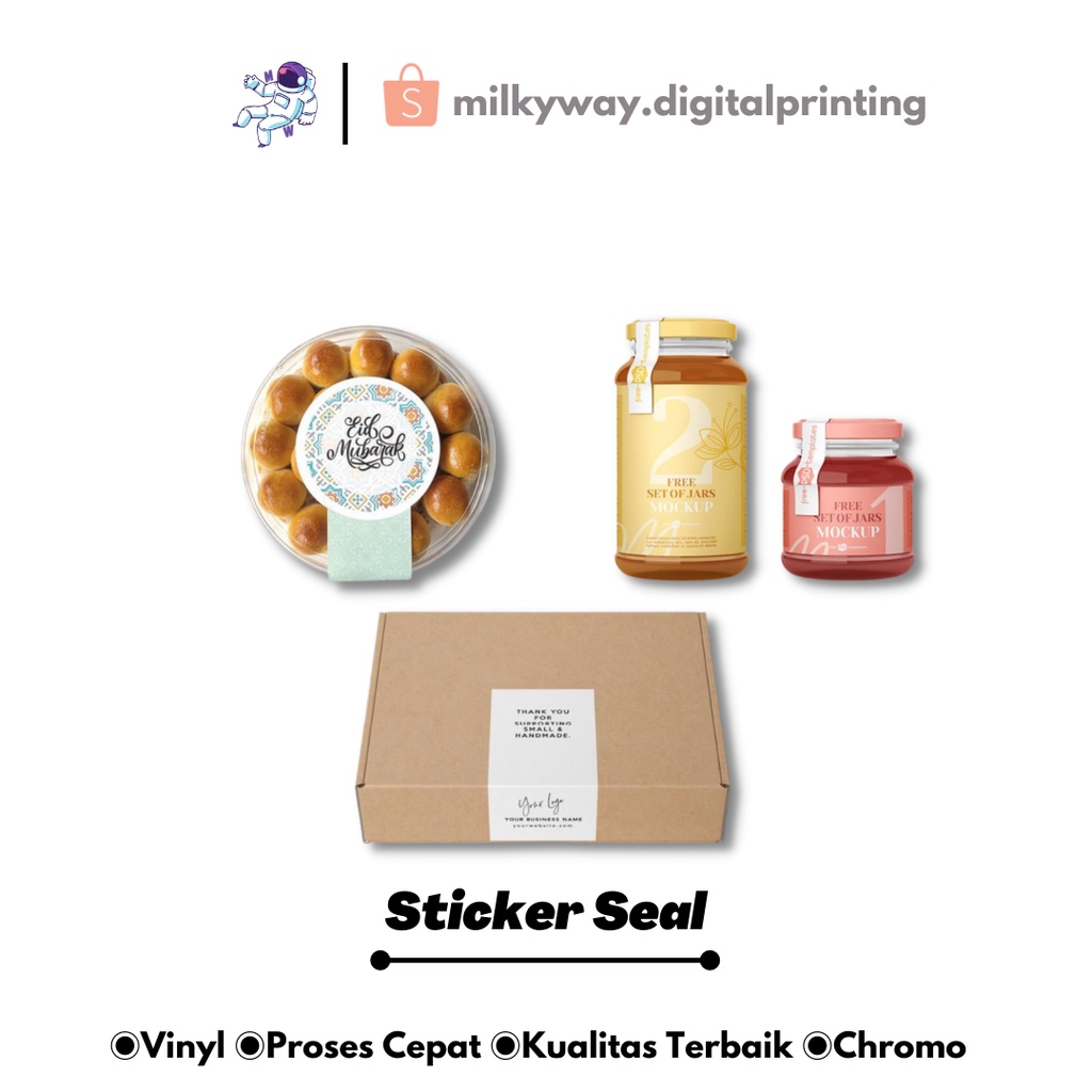 

STICKER SEAL TOPLES KUE KERING/HAMPERS LEBARAN