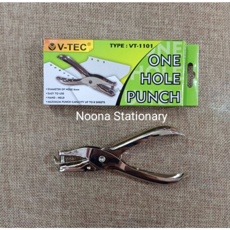 

One Hole Punch V-TEC VT-1101 / Pembolong Kertas V-TEC