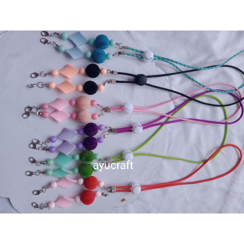 strap masker bludru 1pcs(beli 10pcs free 2pcs)