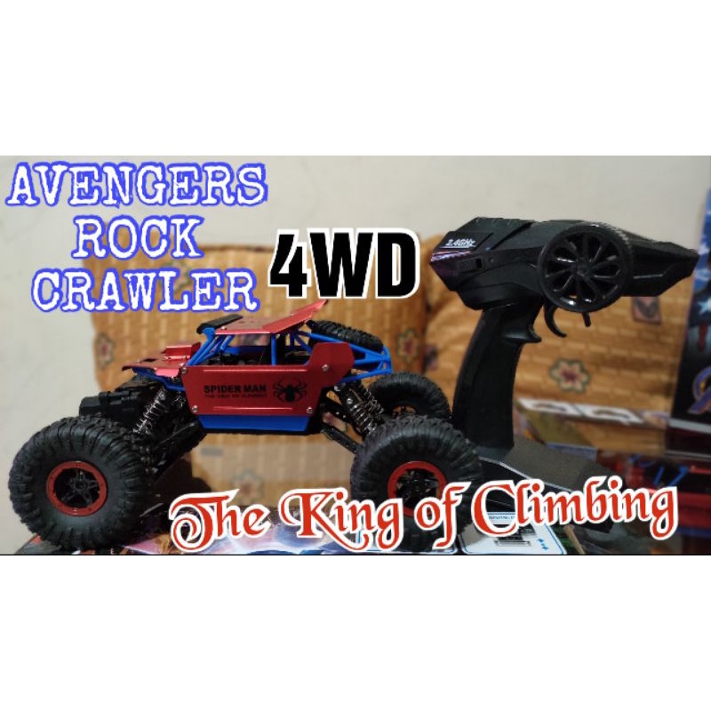 Mobilan RC Avengers Rock Crawler 4WD (Harga sudah termasuk Baterai Remote 3 Buah)