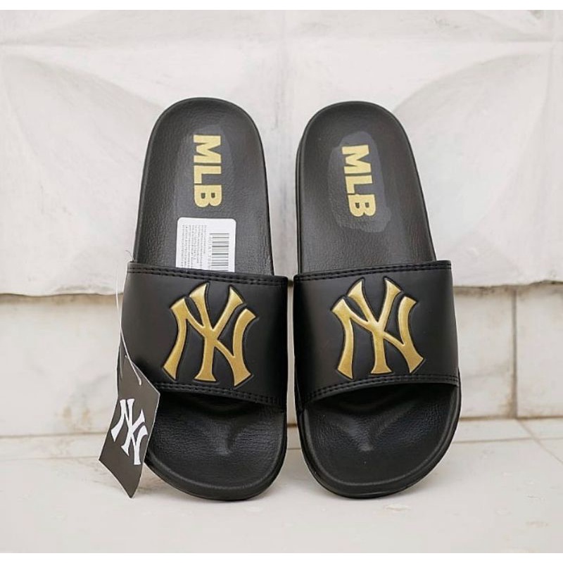 SANDAL SLOP NY mlb || sandal slip-on pria&amp;wania KUALITAS PREMIUM !!!