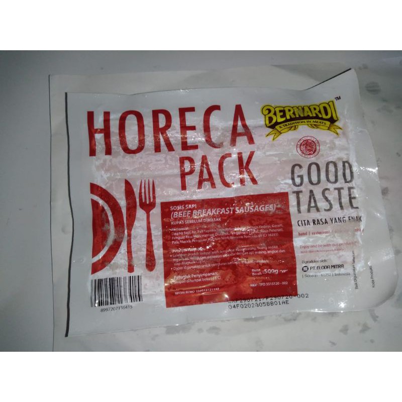 

sosis sapi horeca 500g