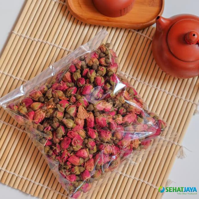 

Teh bunga Mawar ( Red rose buds flower tea ) 50 gram NEW